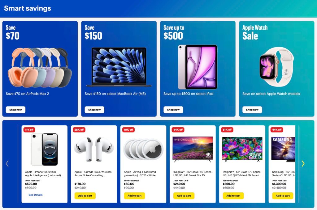 A screenshot of a website