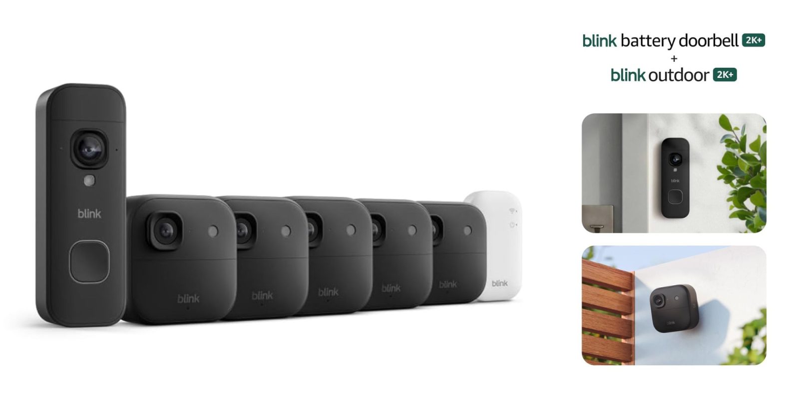 A group of cameras in a row