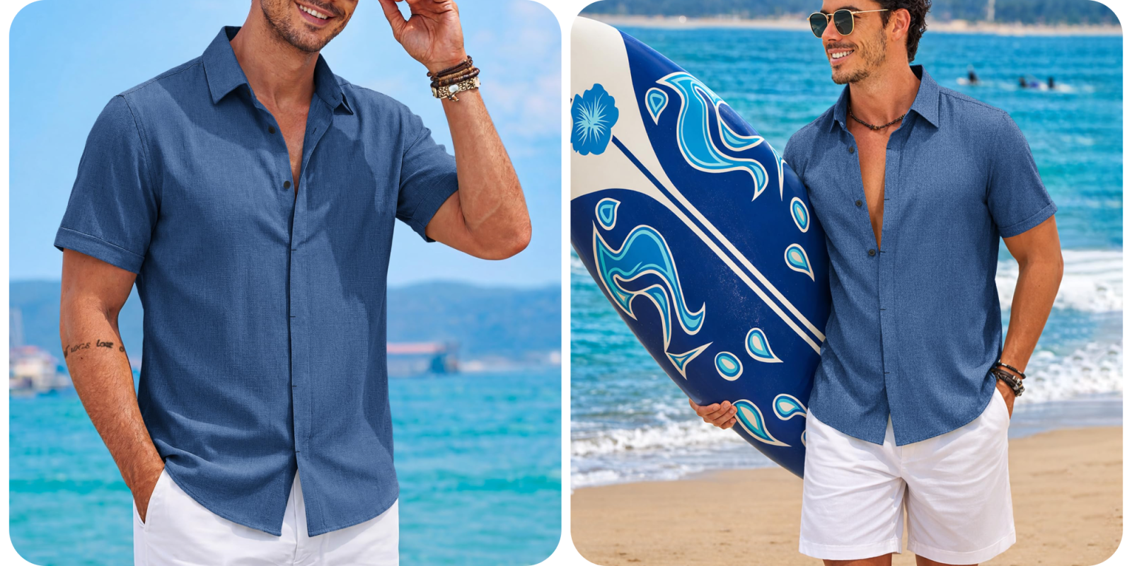 A man holding a surfboard on a beach