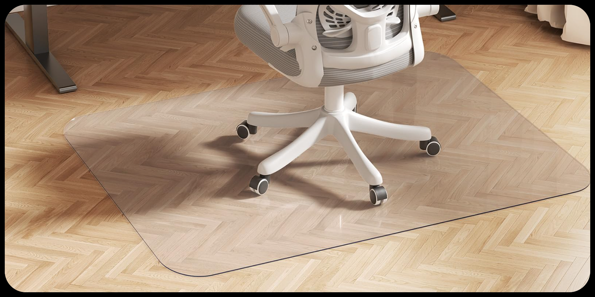 Protect your floors with this office chair mat for only $22
