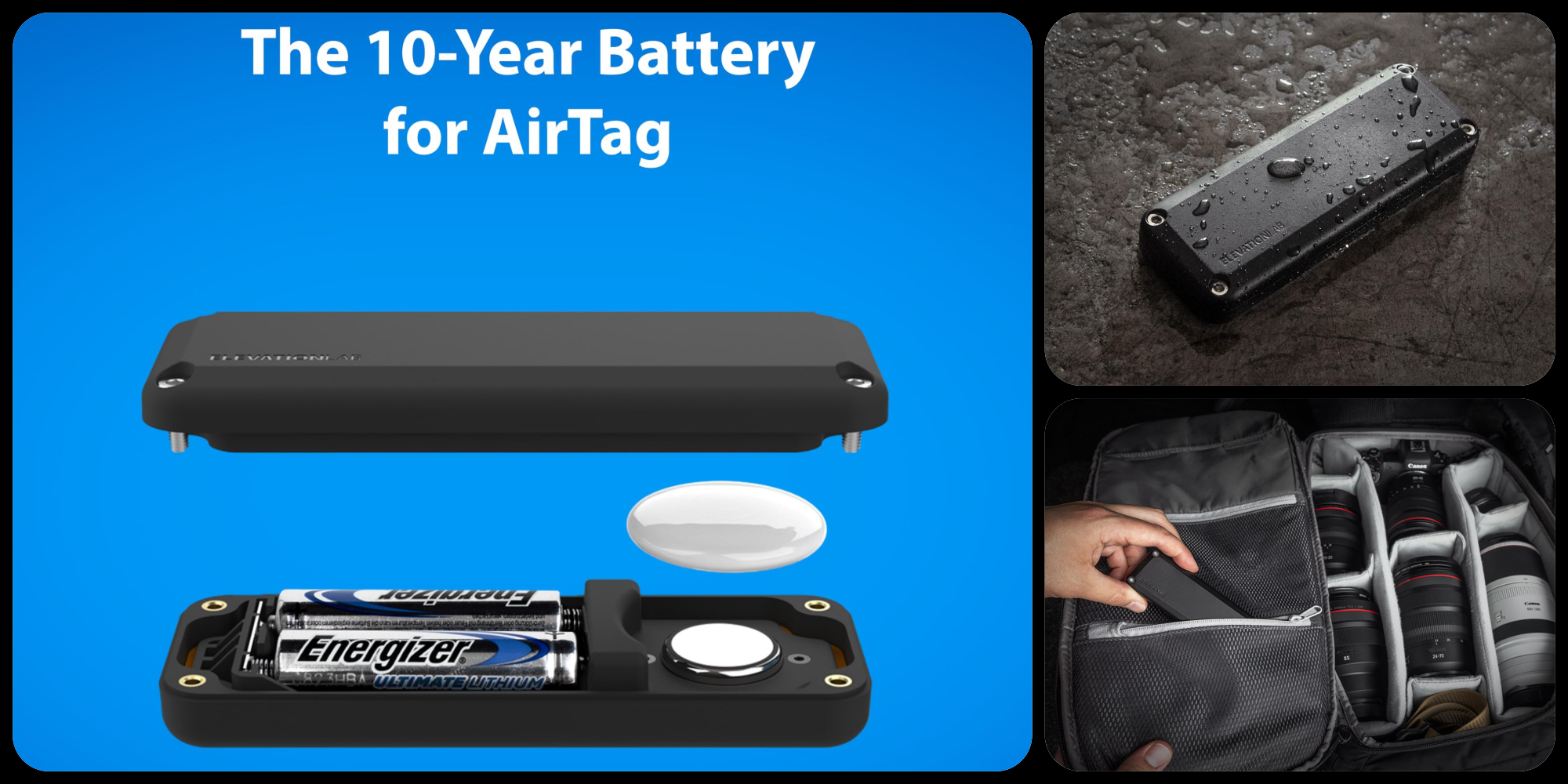 Power four AirTags for a decade with Elevation Lab’s TimeCapsule cases at under $10 each