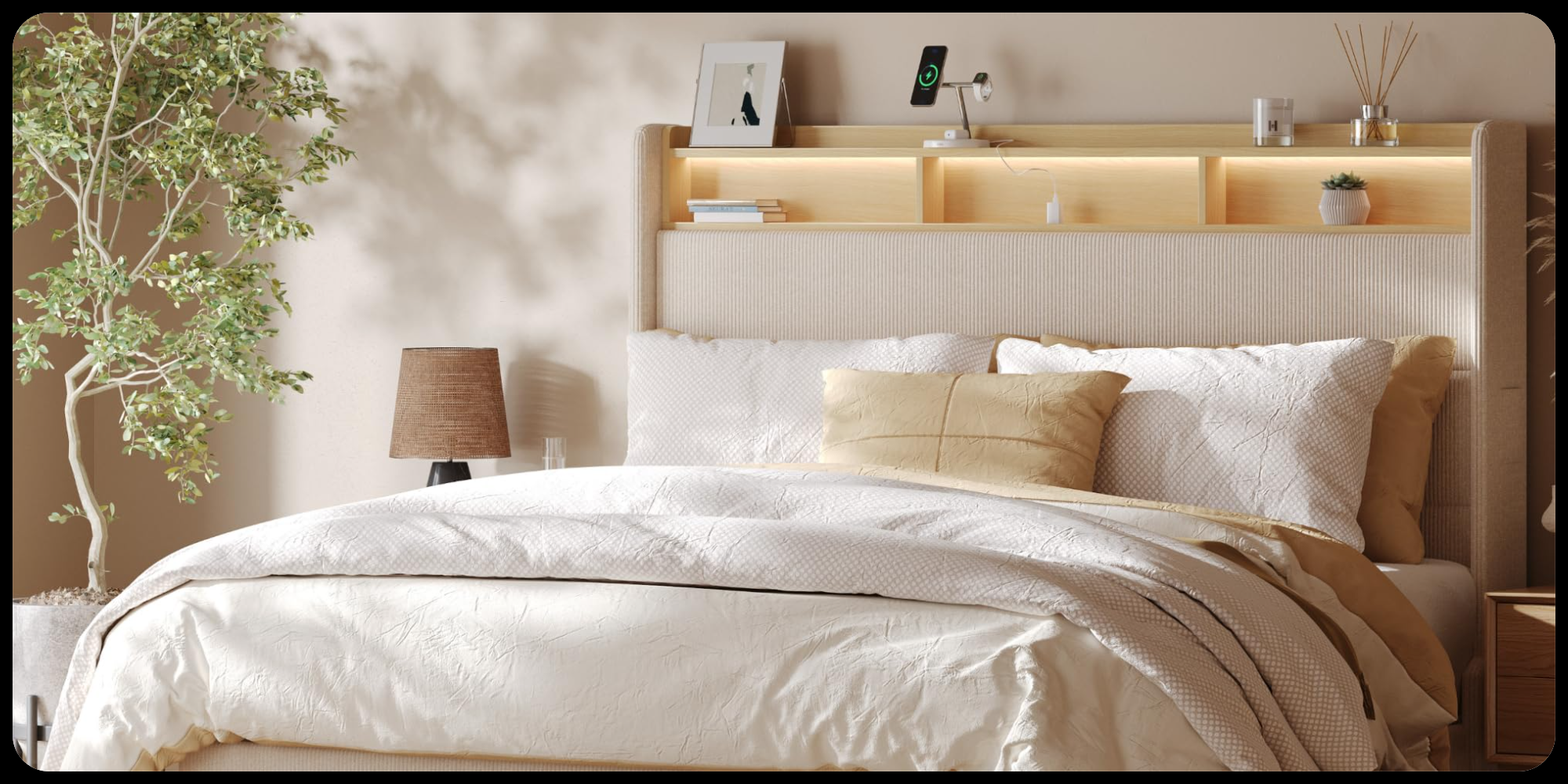 FLEXISPOT’s king bed frame with LED lighting, USB-C charging, more hits $250 shipped (Reg. $380)