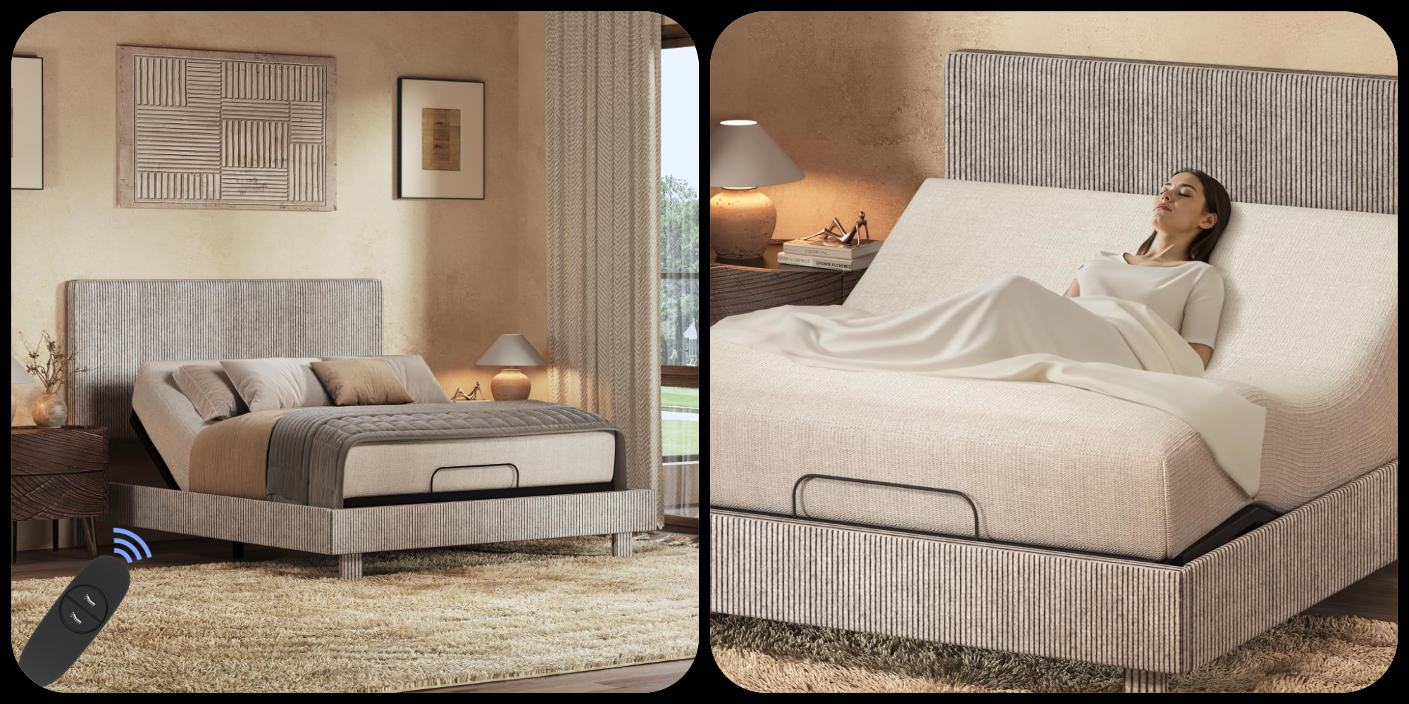 Curb your partner’s snoring with this adjustable bed frame down at $300