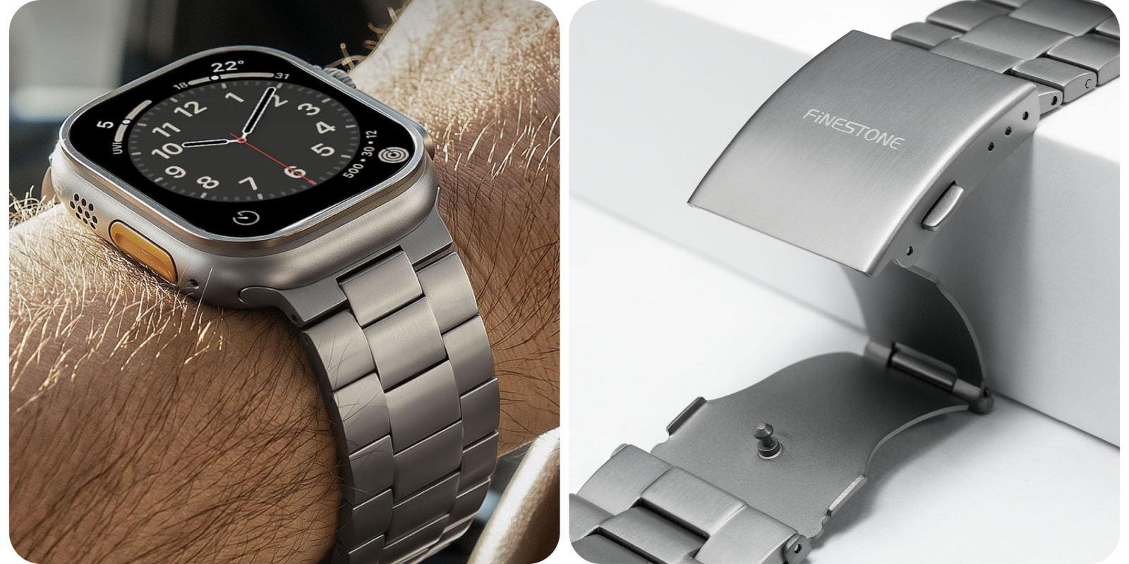 A close up of a watch