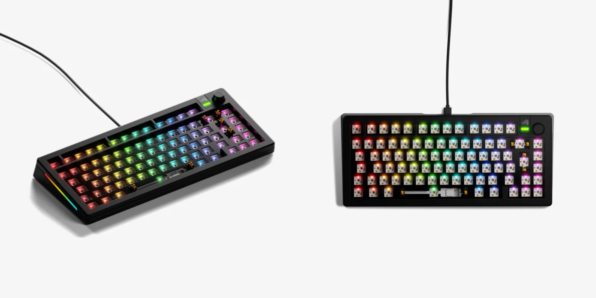 A close up of a keyboard