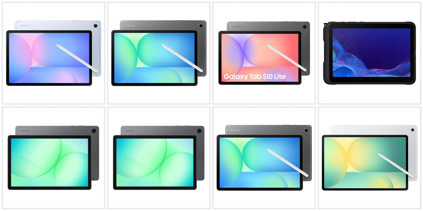A collage of different rectangular devices