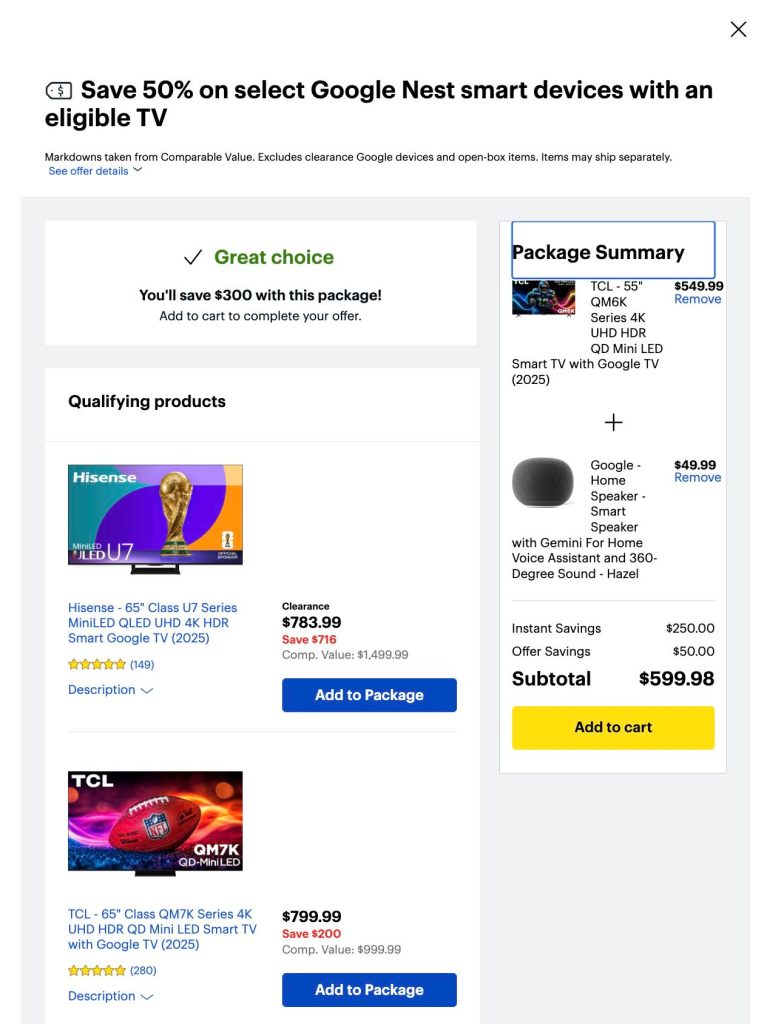 A screenshot of a product page