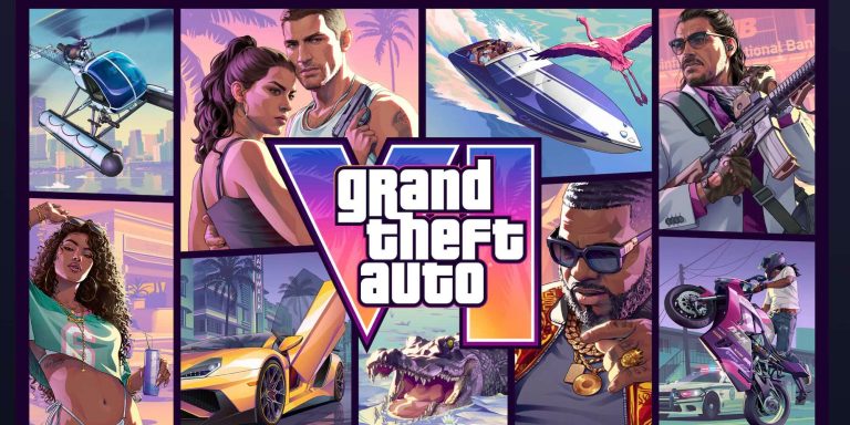 A video game cover with a couple of people and a car