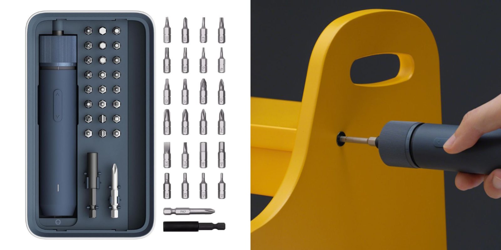 A close up of a tool box