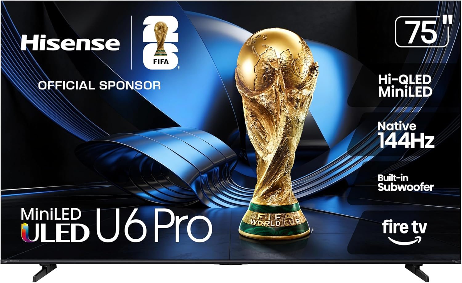 A gold trophy on a black surface