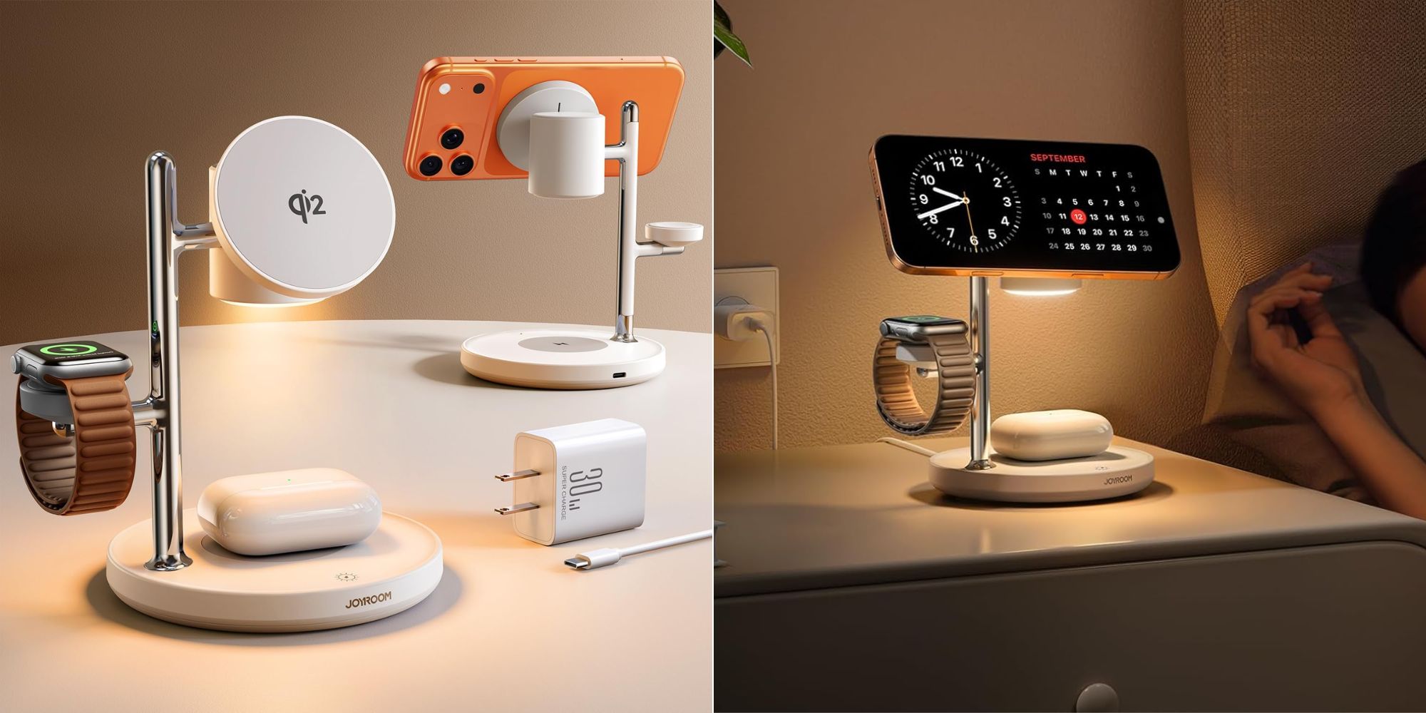A device with a clock on it