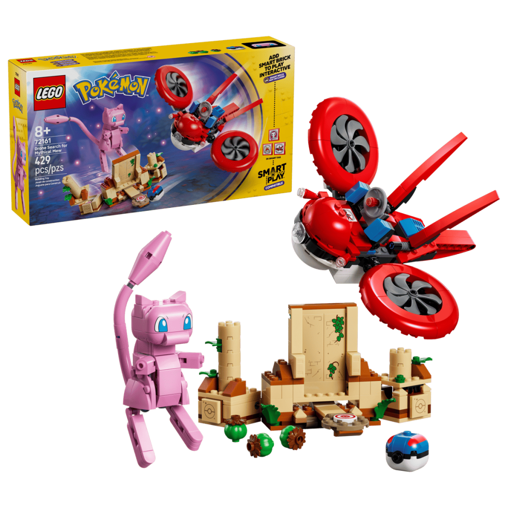A toy building blocks and a box