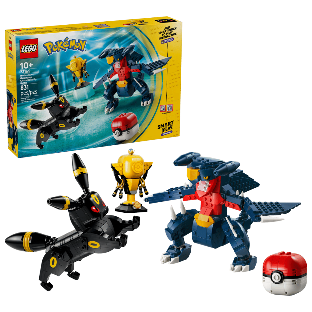 A toy building blocks and a box