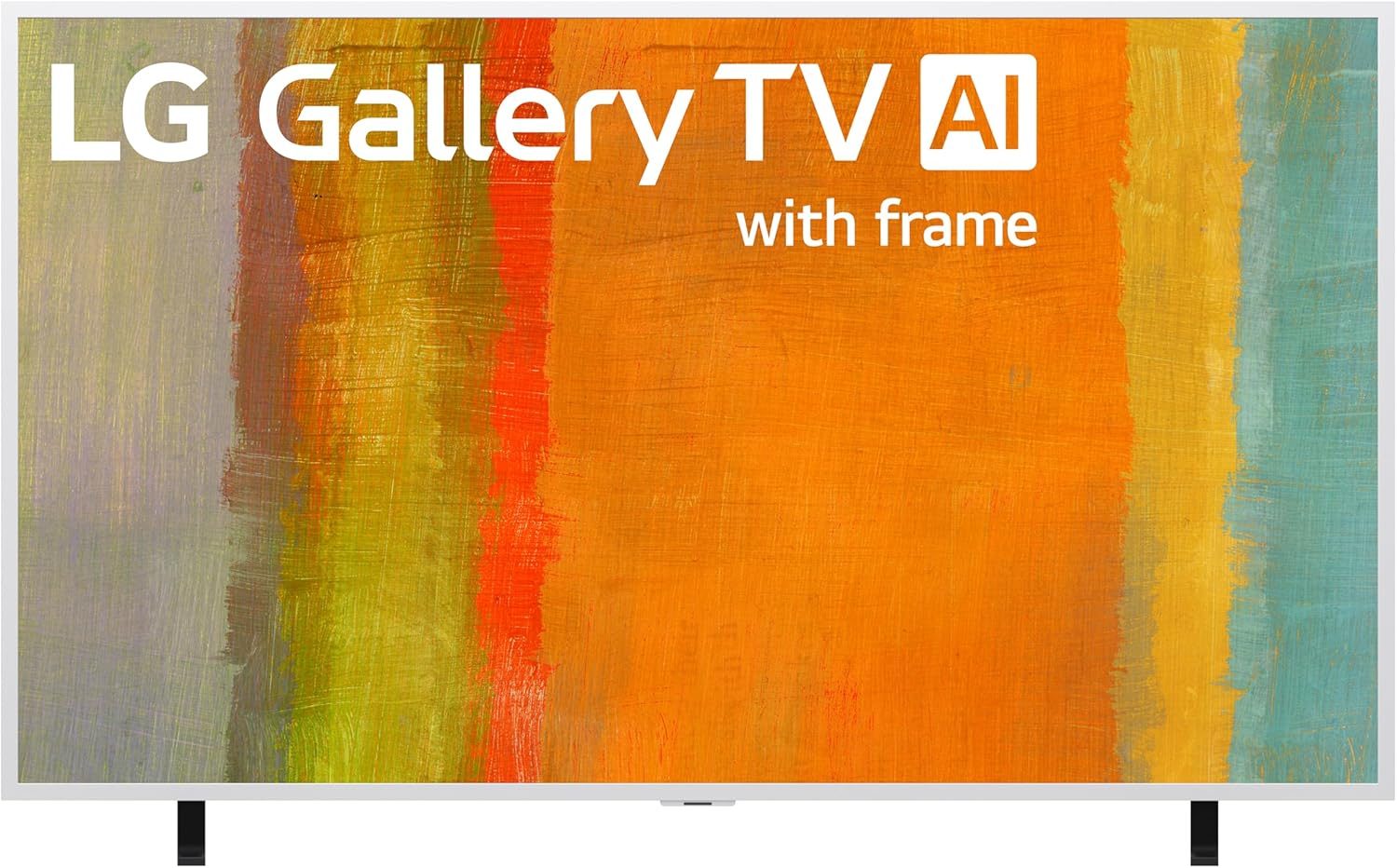 A screen with a picture frame