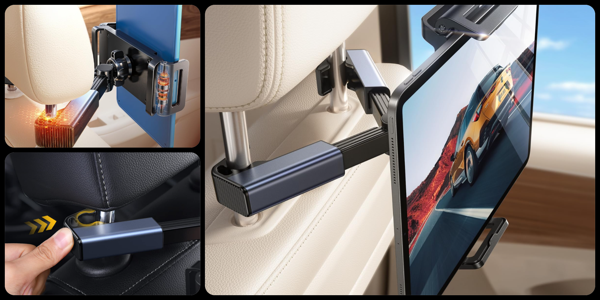 Make daily commutes and roadtrips less chaotic with this iPad headrest mount down at $10 (Save 44%)
