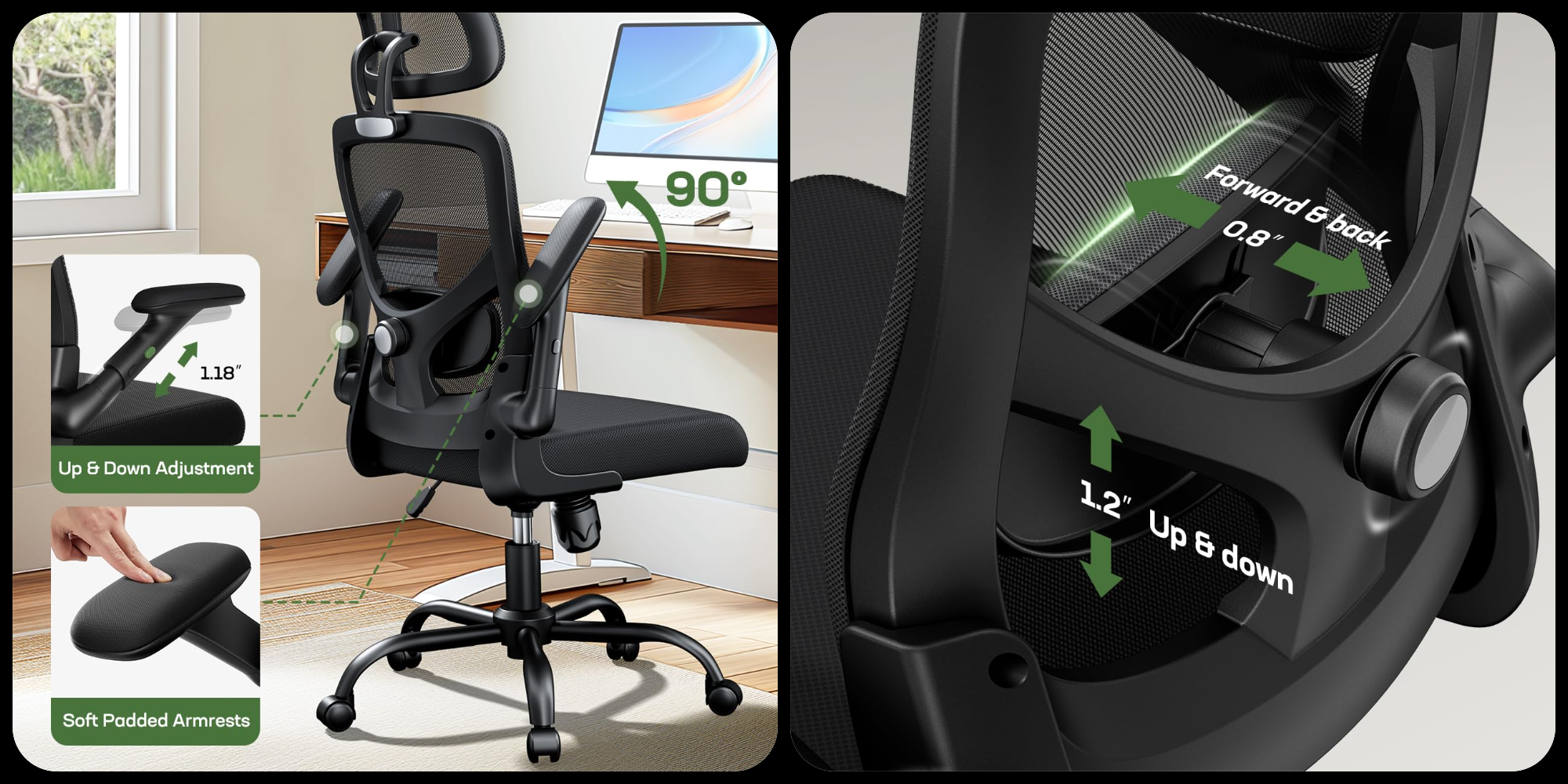 Affordable ergonomic office chair discount returns, cash in for $76.50 (Reg. $140)