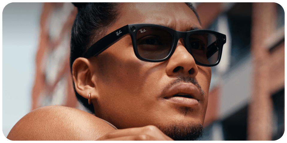 A man wearing sunglasses