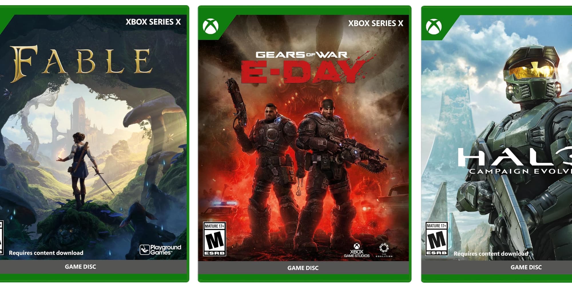 A group of video game covers