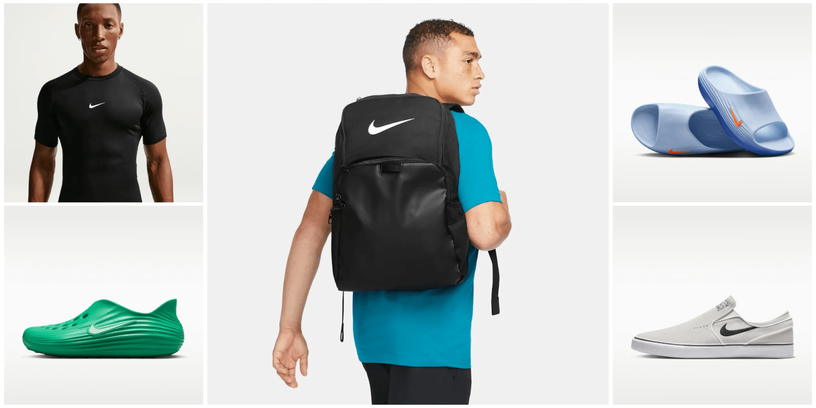 A man wearing a backpack