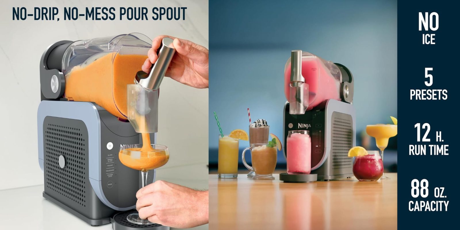 A collage of a blender