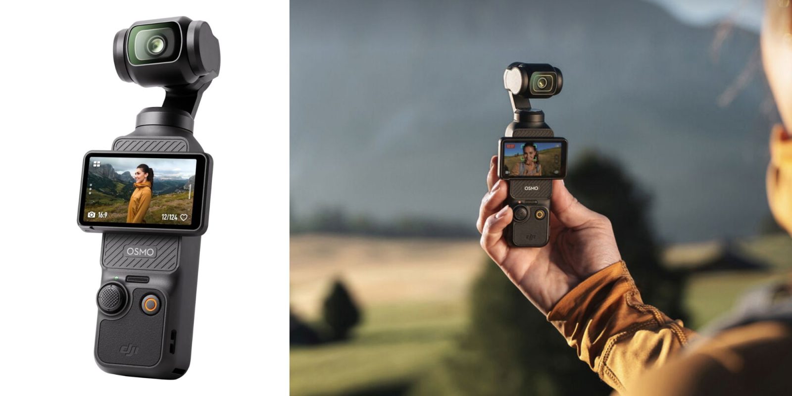 A person holding a camera