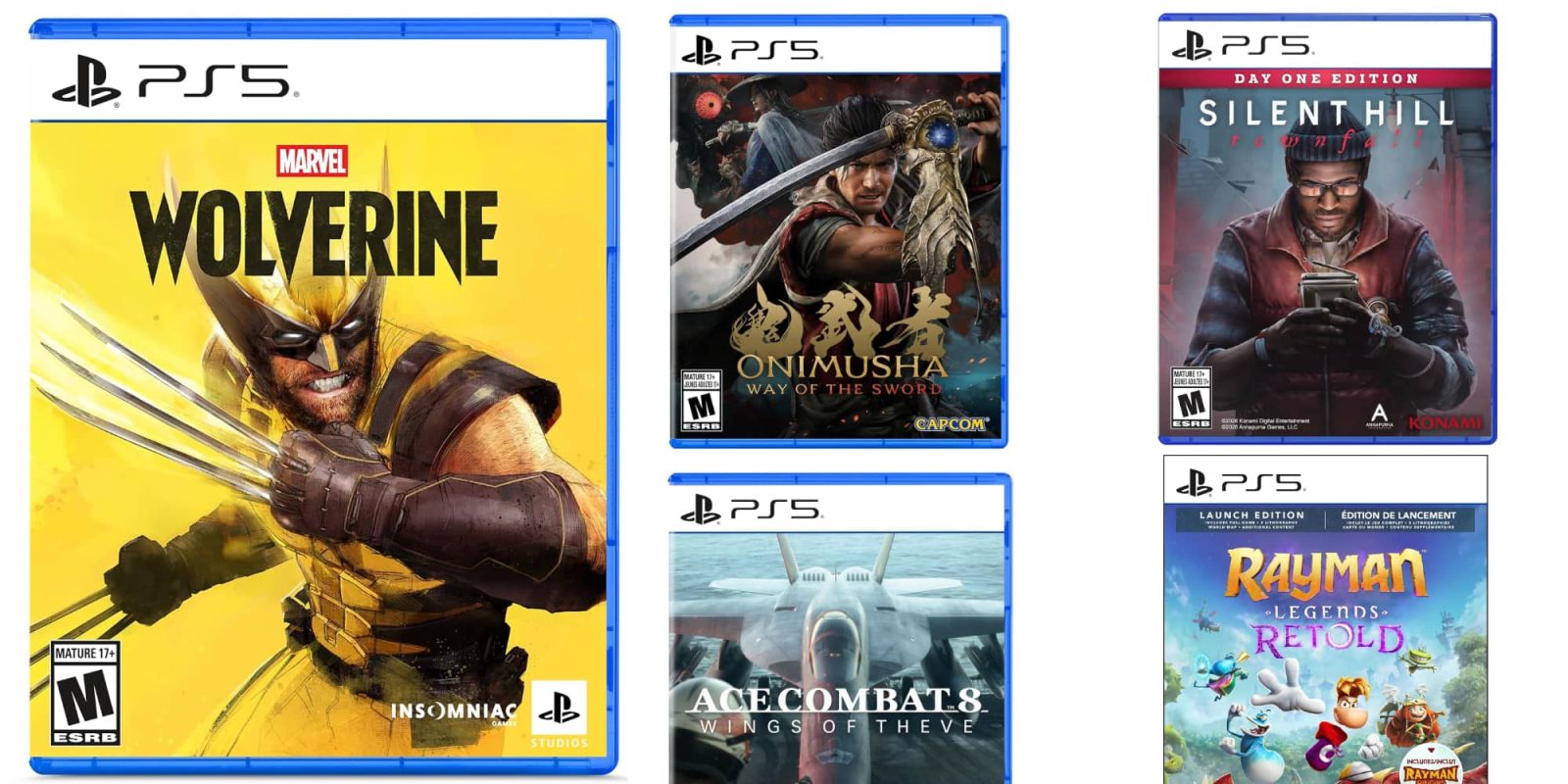 A collection of video game cases