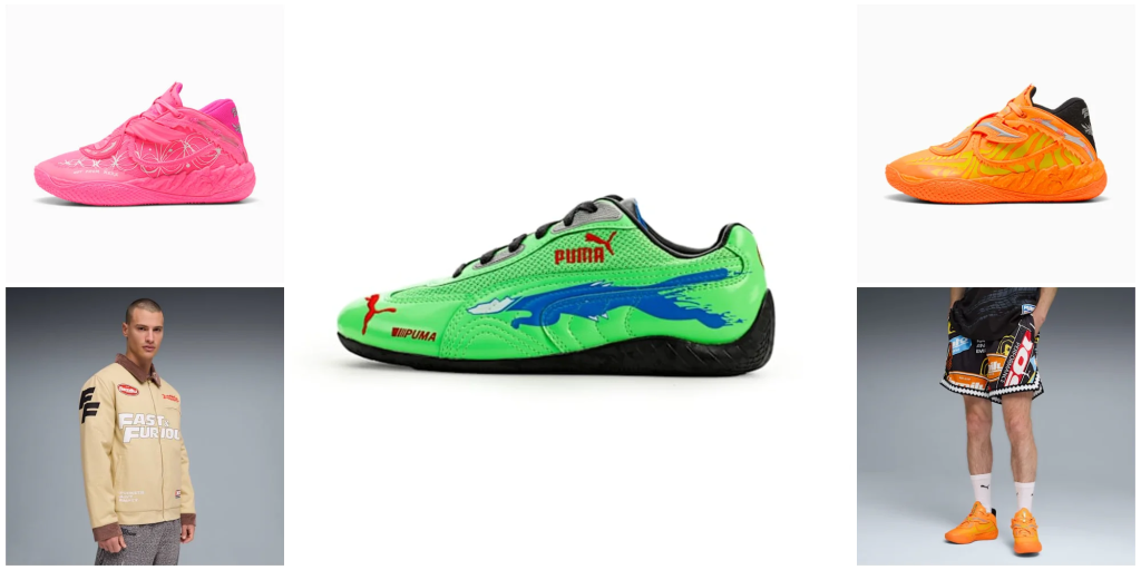 PUMA x FAST & FURIOUS collab sale slashes shoes, shorts, hats