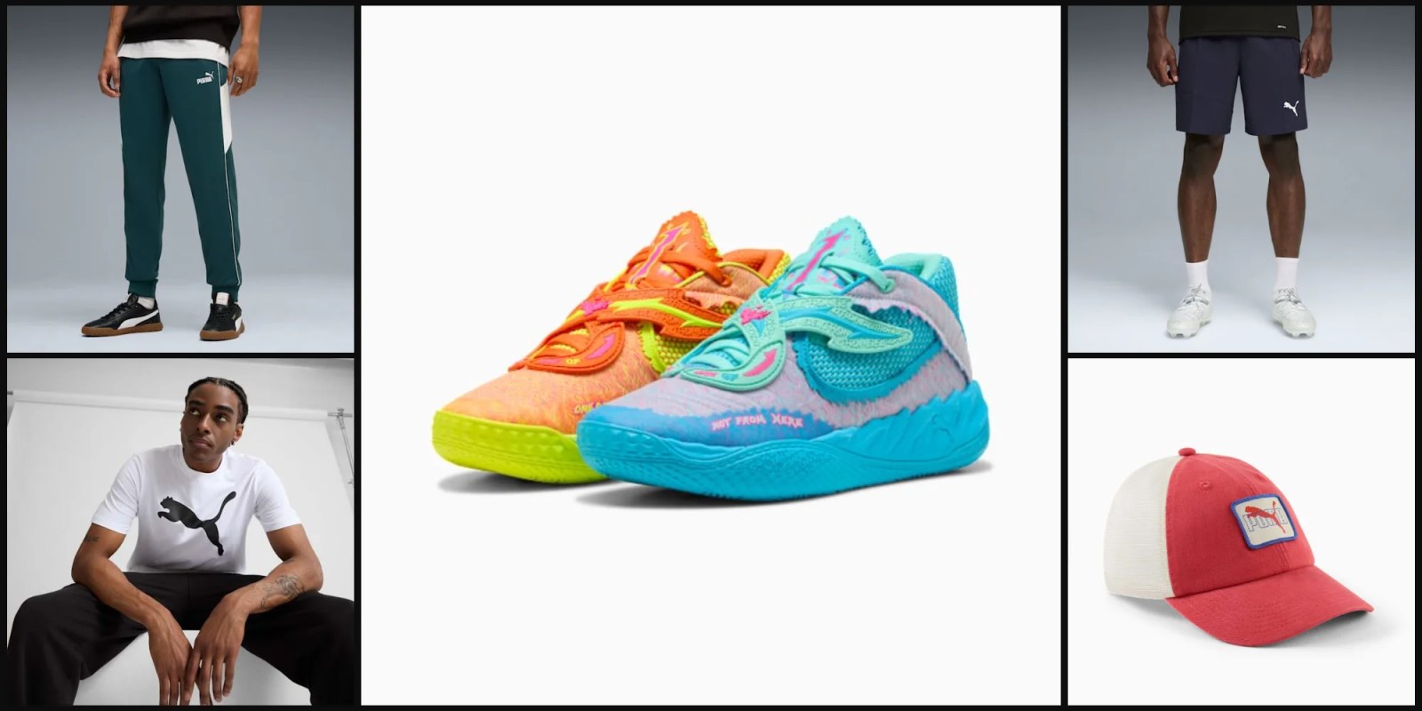 A pair of colorful shoes