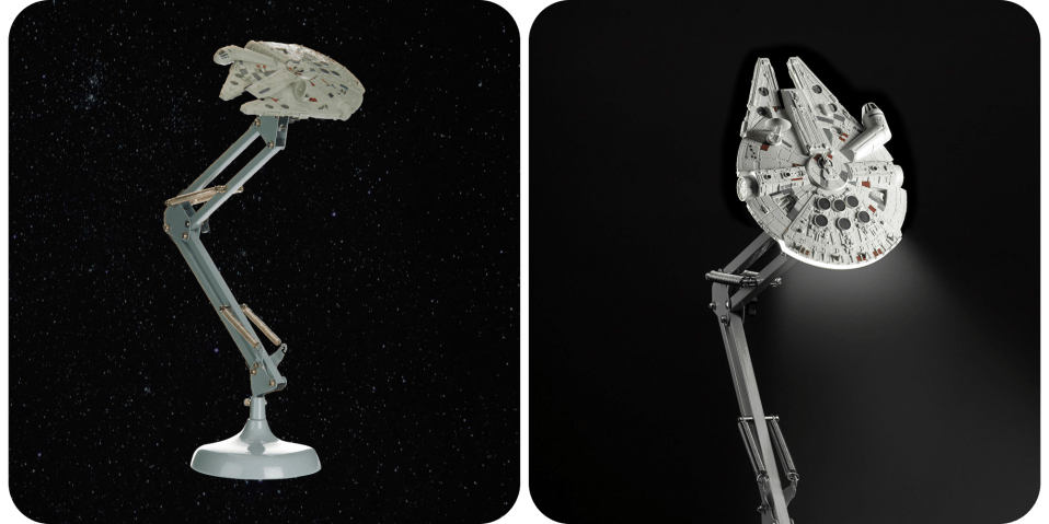 A collage of a space ship and a space ship