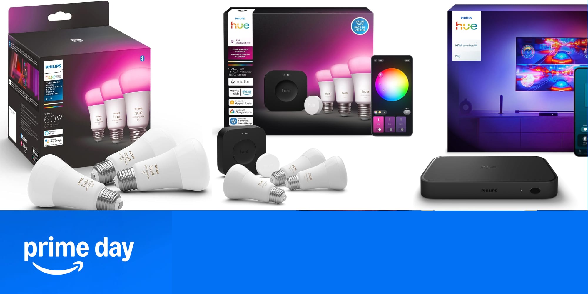 Upgrade your Philips Hue smart home at up to 48% off for Prime Day