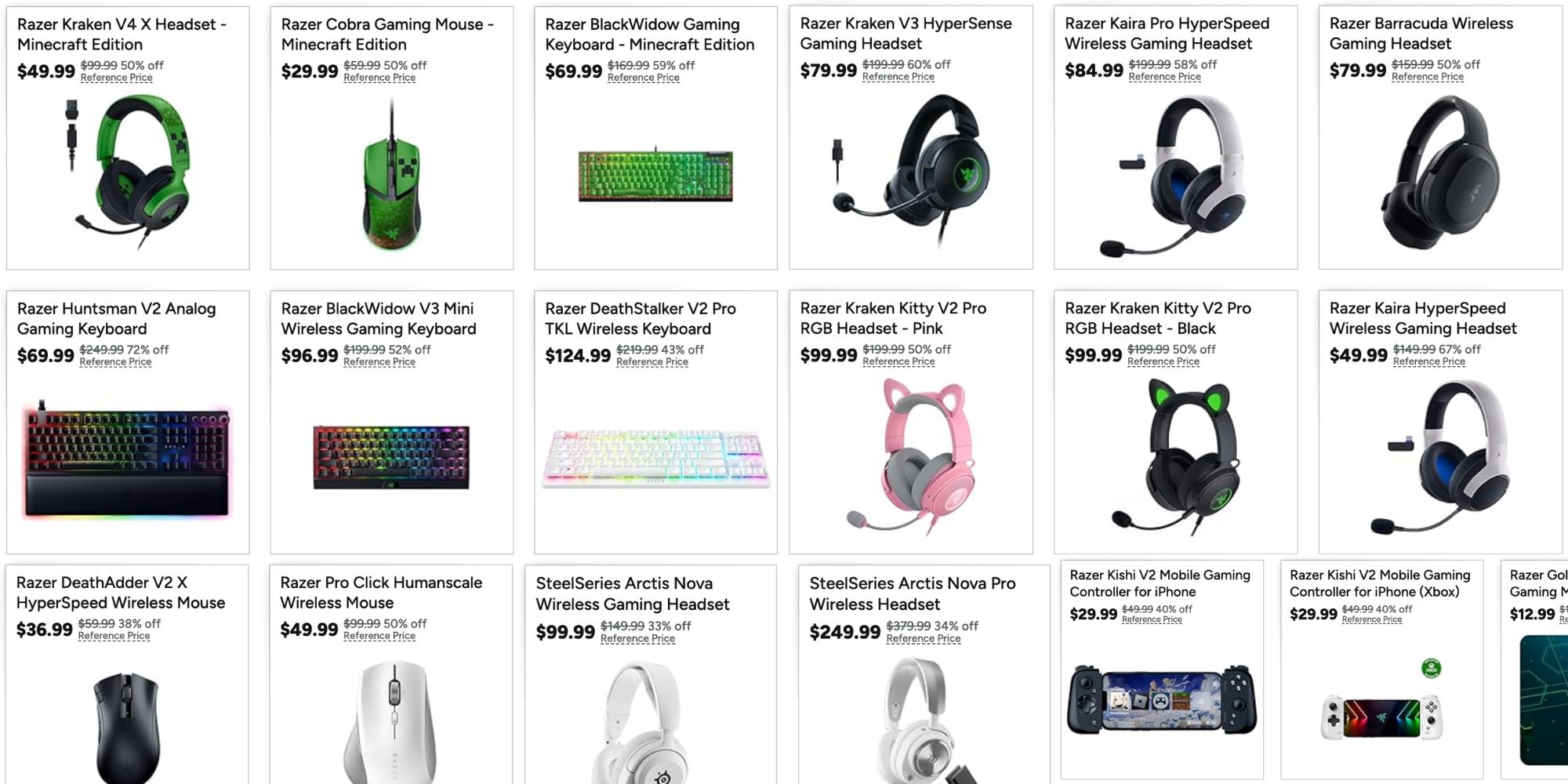 Huge Razer peripheral sale now live at up to 76% off: Deals on new Minecraft Edition gear, headsets, mice, more from just $3