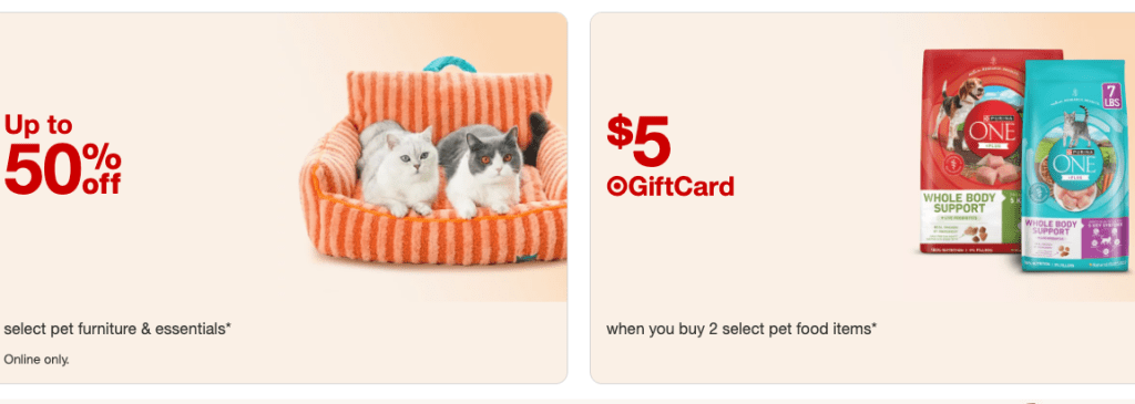 A screenshot of a gift card
