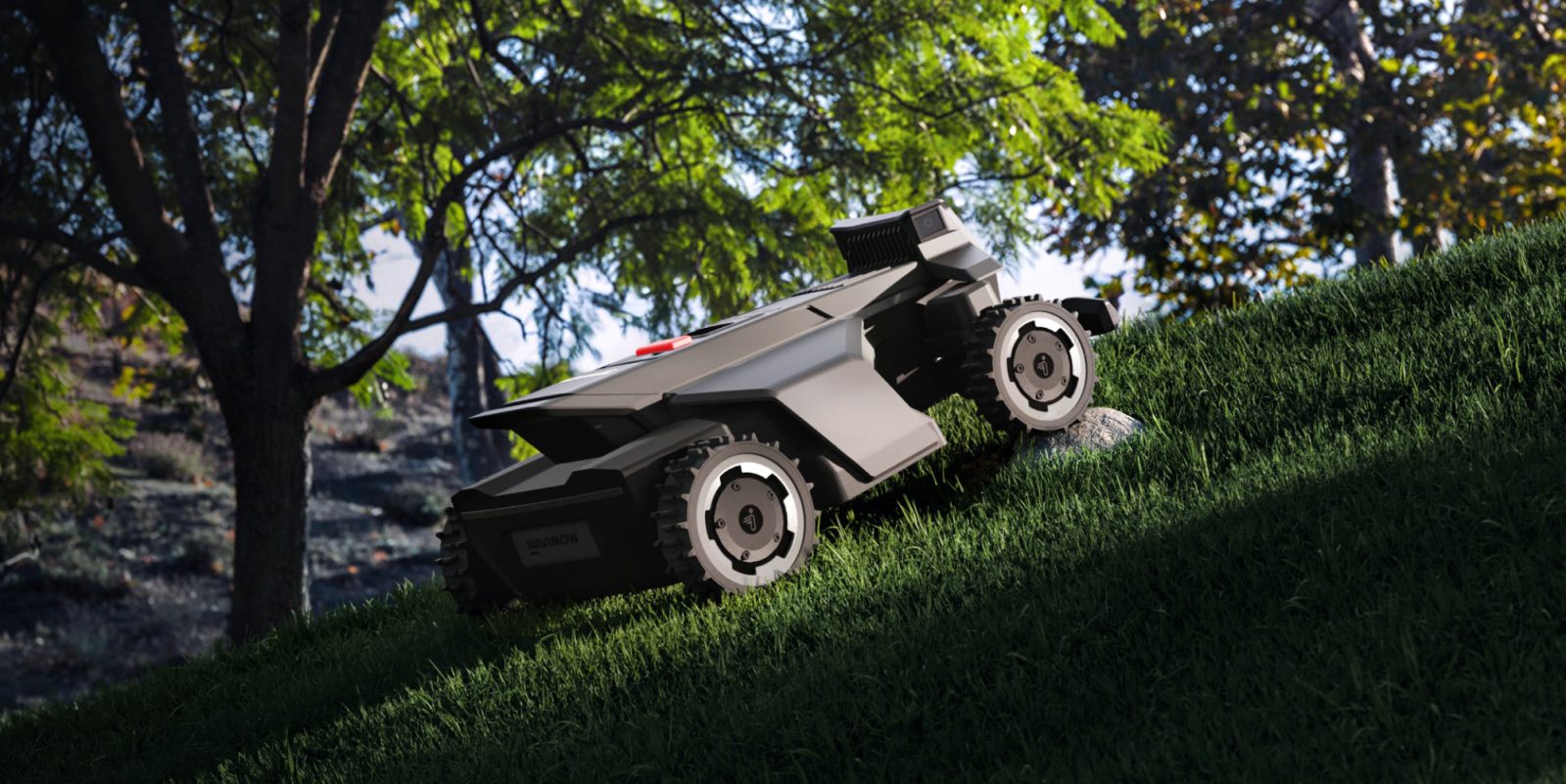 A toy vehicle on grass