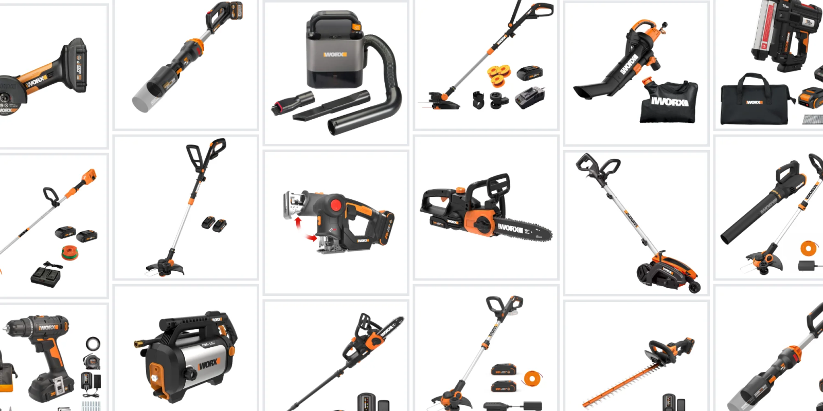A collage of a variety of tools
