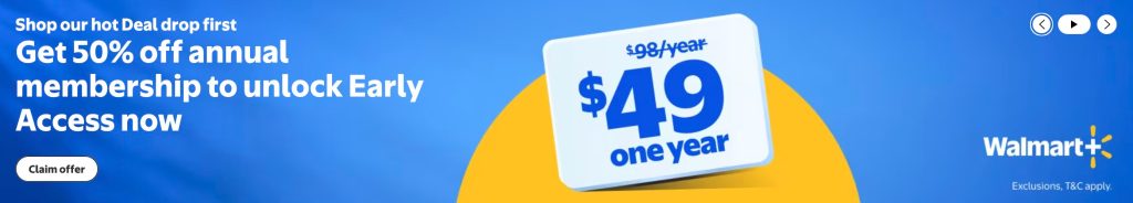 A blue and white price tag