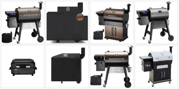 A collage of different types of grills