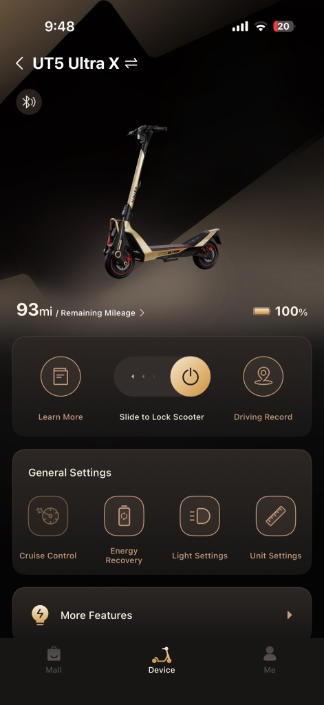 A screenshot of a device