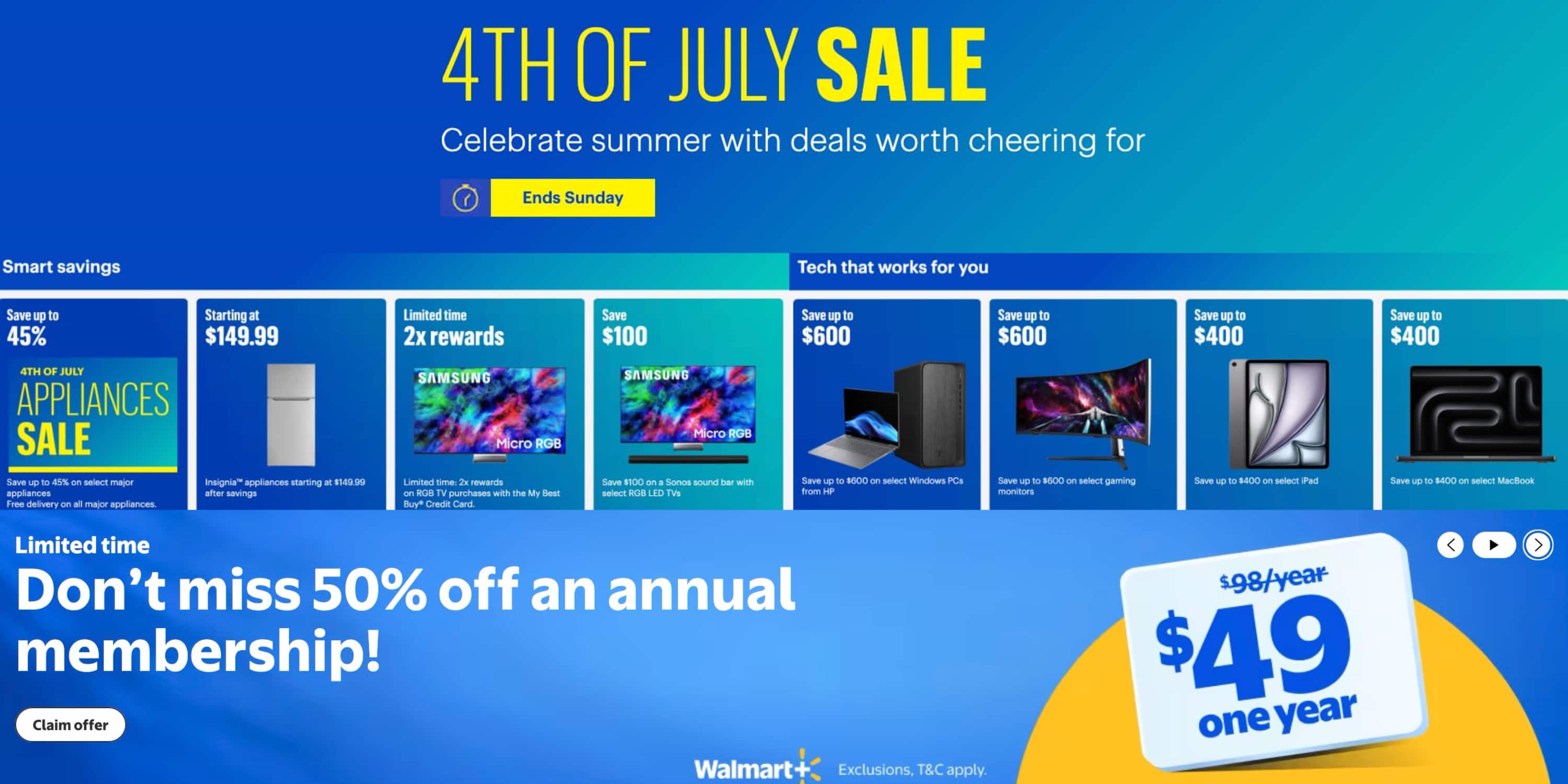 Last Chance 4th of July sales