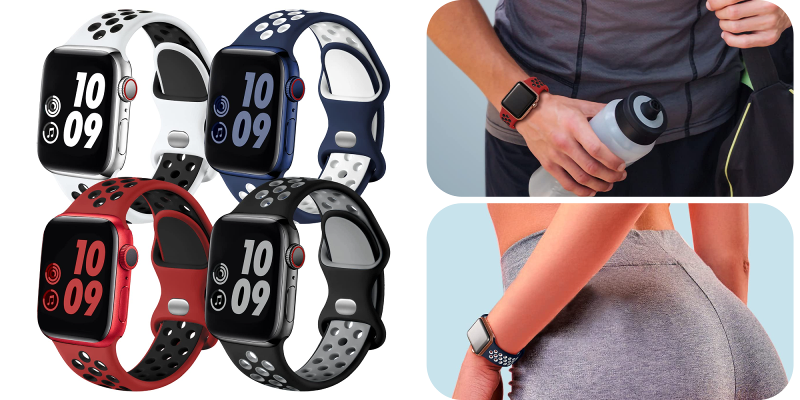 A collage of different watches