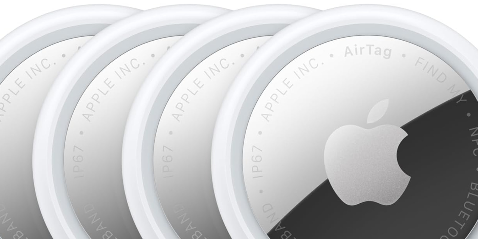 A group of white circular objects