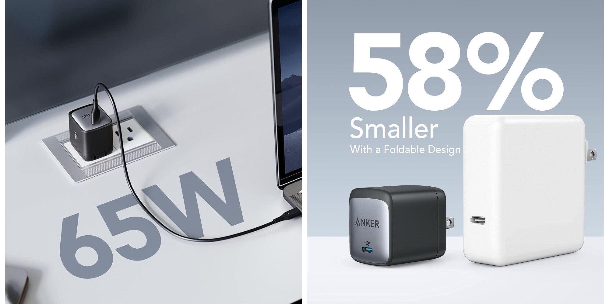 Ditch bulky MacBook chargers – Anker’s tiny 65W USB-C model is just $20 today (50% off)