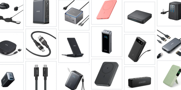 A collage of different electronic devices