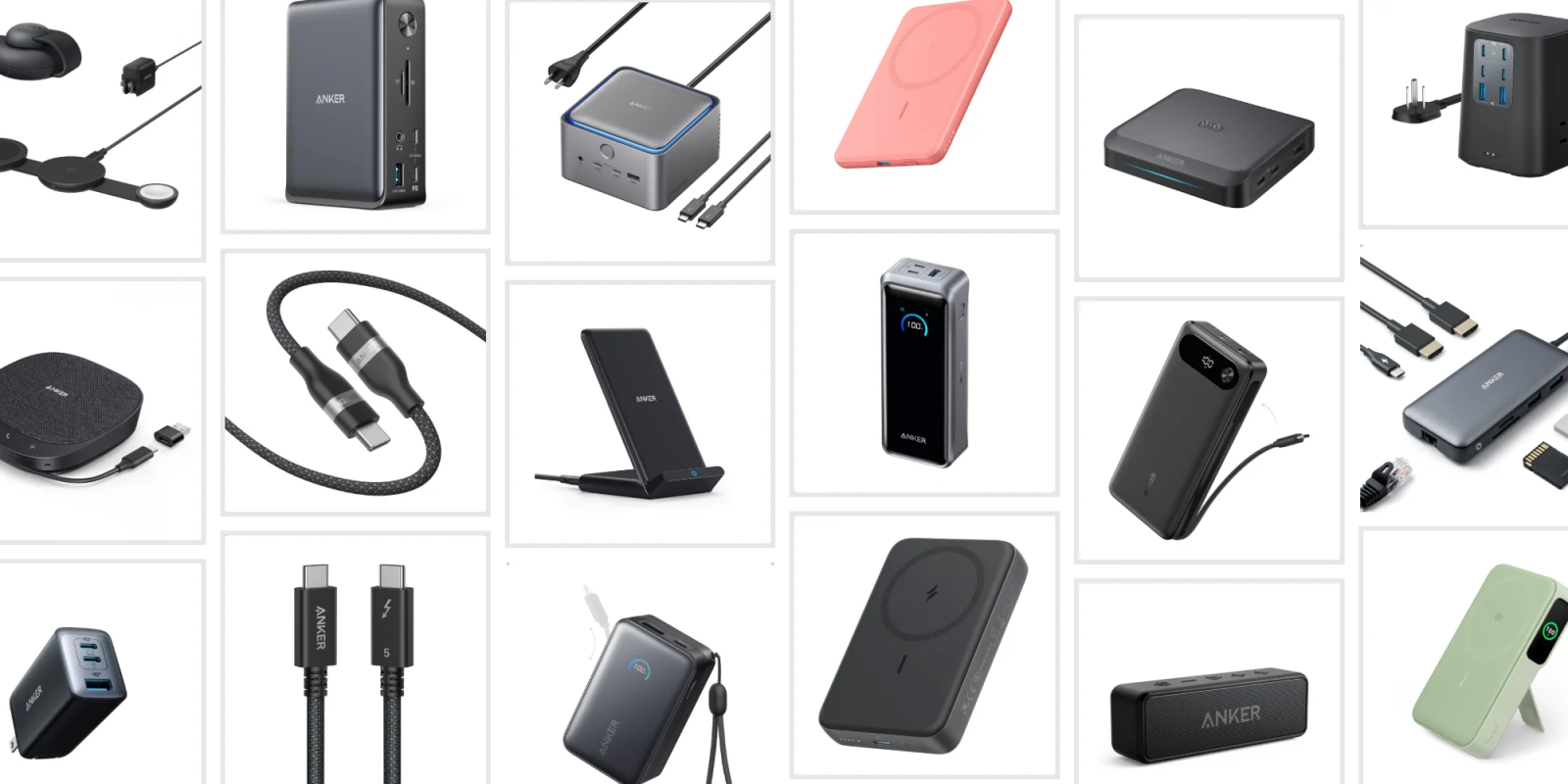 A collage of different electronic devices