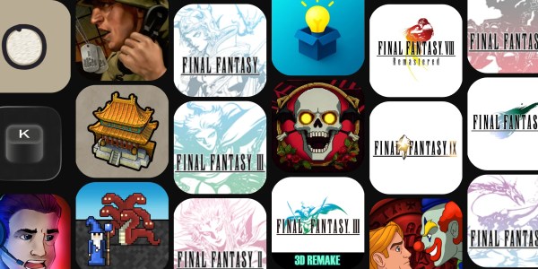 A collage of video game icons
