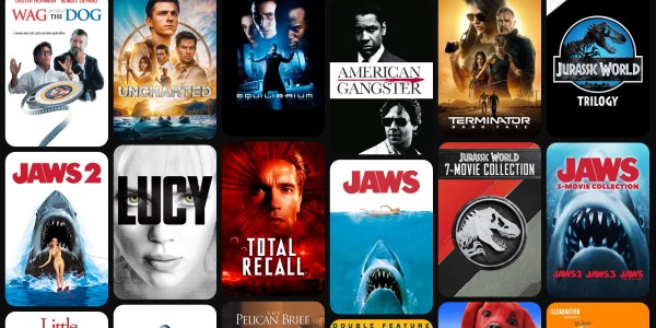 A collage of movies