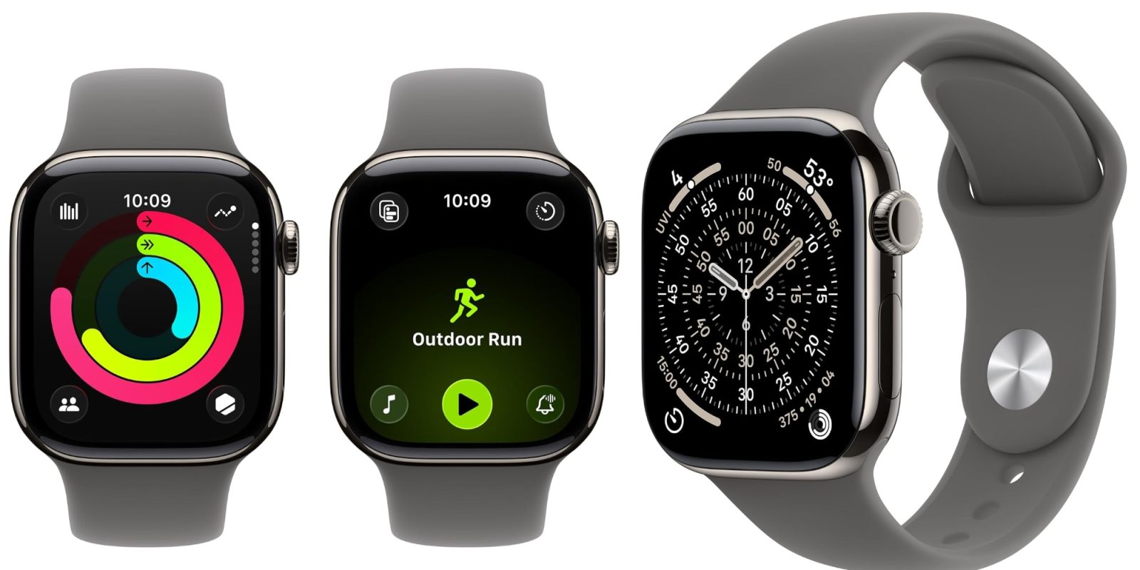 A close up of a smart watch