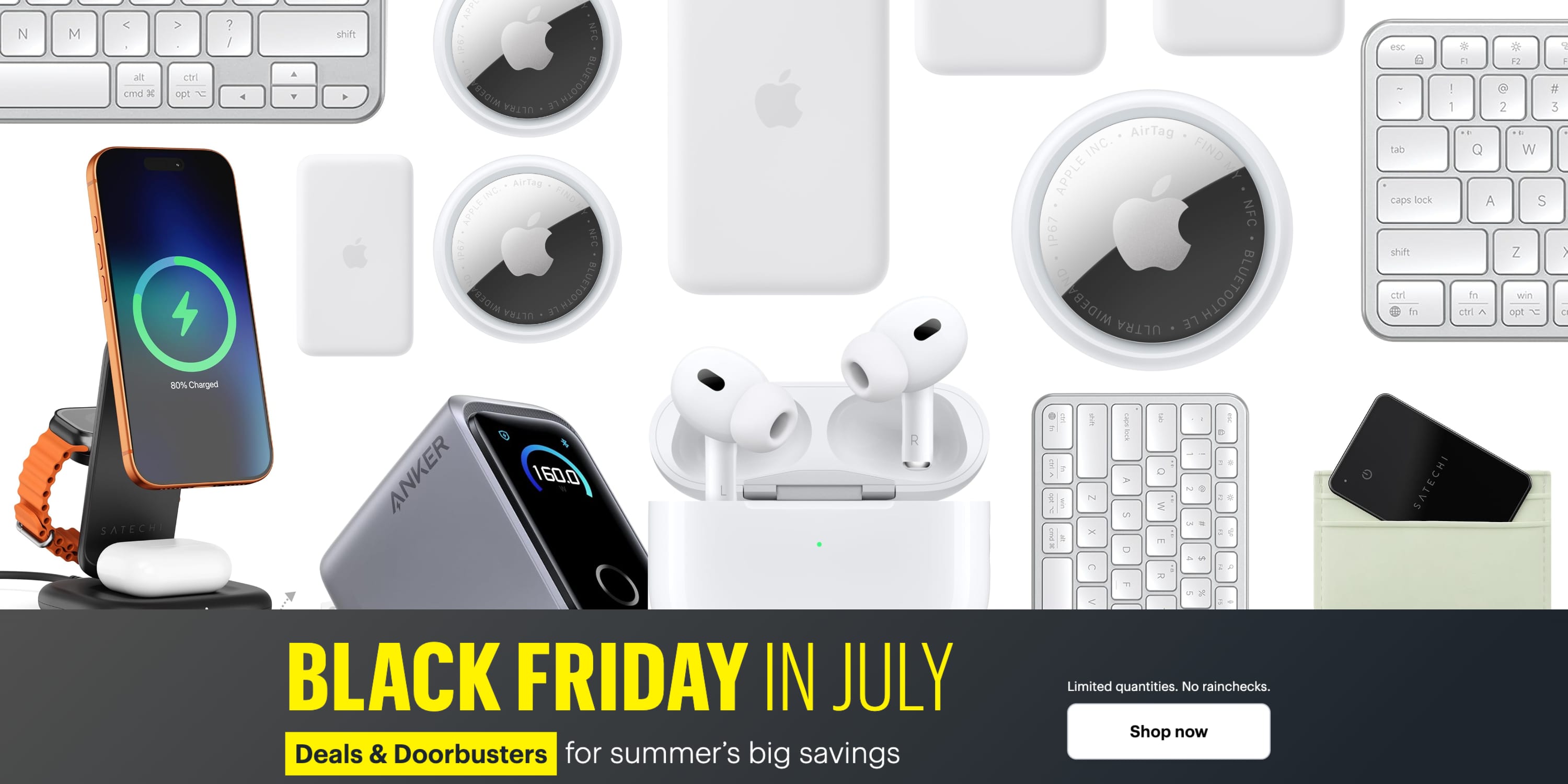 A black friday ad with a white background