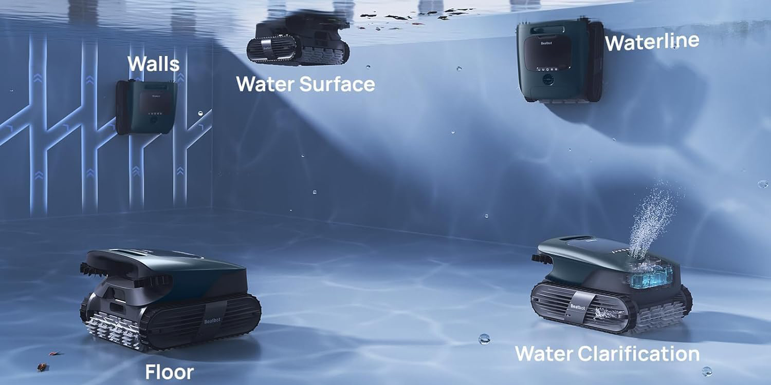 Beatbot offers a weekend flash sale on its most premium AquaSense 2 Ultra AI robotic pool cleaner for $2,149, more