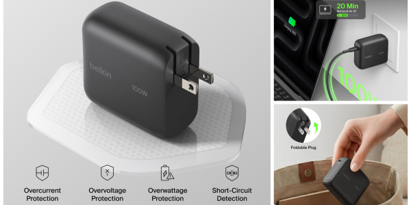 A close-up of a charger