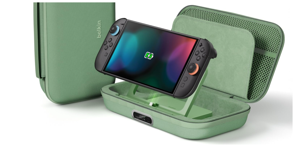 A device in a case